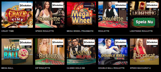 Mr Vegas Casino - Live dealer spel