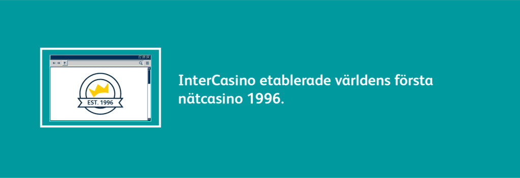 Det första nätcasinot etablerades 1996