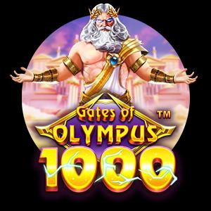 grekisk gud Gates of olympus 1000 slot logga