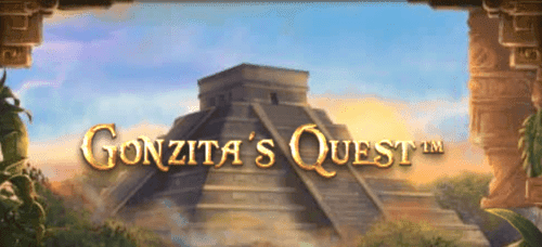 Mexikansk pyramid med text Gonzita´s Quest - veckans slot
