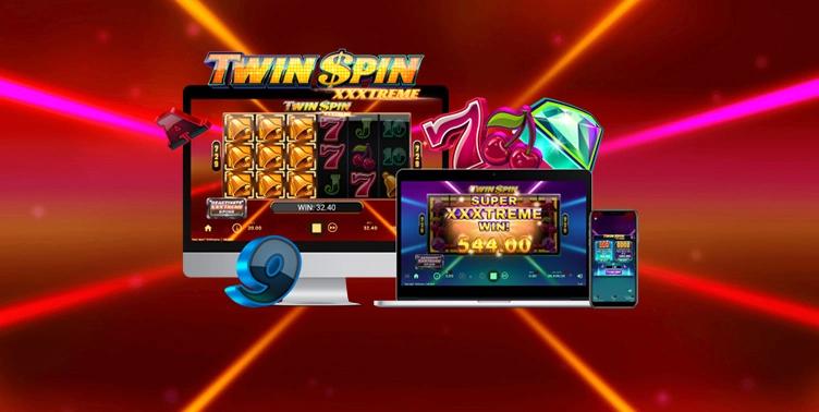 stralkastarljus, spel dator, platta mobil - Twin Spin XXXtreme - nytt fran Netent Casinoguide.se