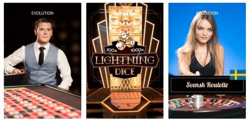 Thrills Casino - live dealer spel - svensk roulette