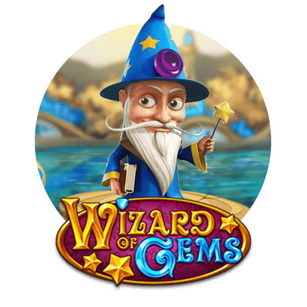 Wizard of Gems slot rund specialbanner