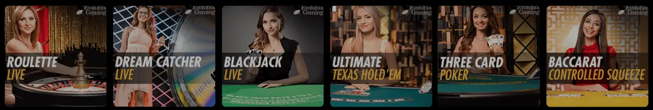 Bettoday spela live dealer casino spelutbud