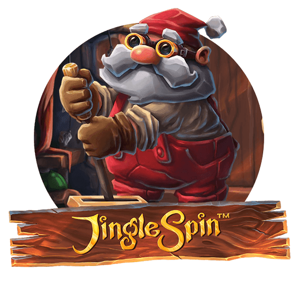 Jingle-spin rund banner slot