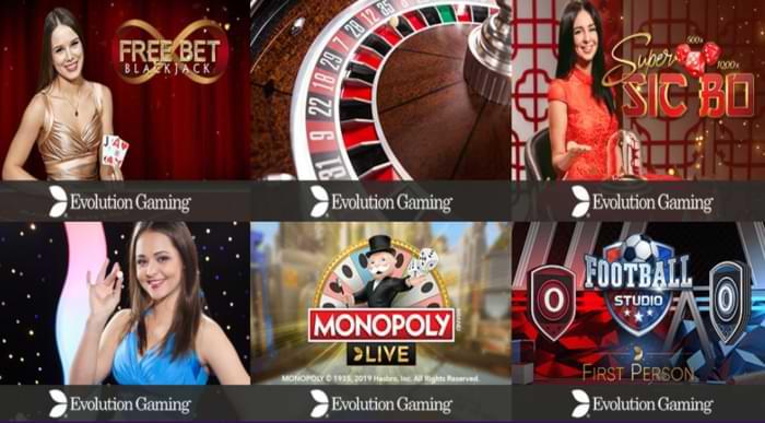 6 live casinospel med live dealers - No Bonus Casino