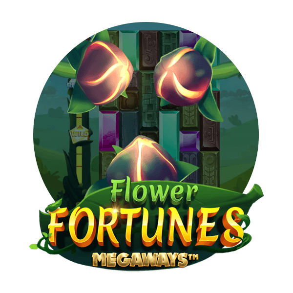 Flower Fortune Megaways rund speciallogga
