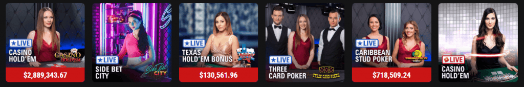 Pokerstars live casino spela poker