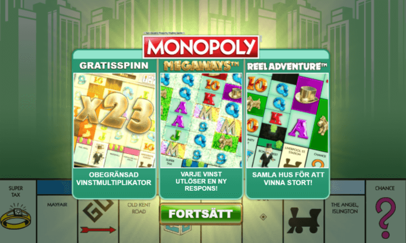Leovegas ny slot Monopoly Megaways