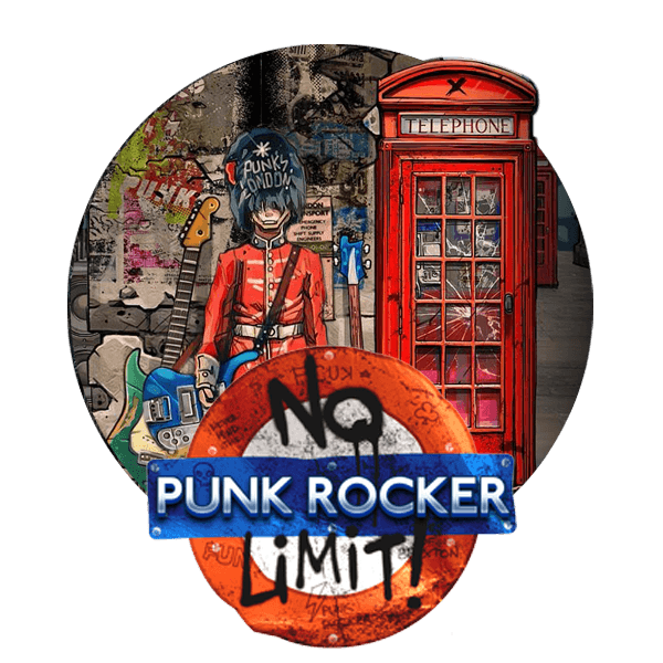 Punk Rocker slot logga