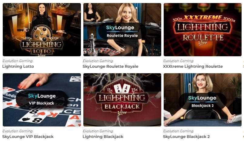 6 live dealer spel - Pronto Live Casino SE recension