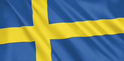 Twin svensk spellicens - svenska flaggan