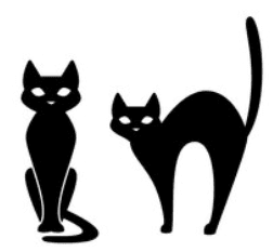 Nyhet vidskeplighet online spelare - svart katt
