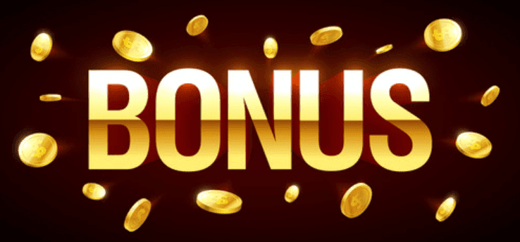 Casino bonus tips - text guld på svart