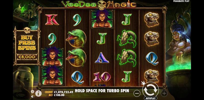 Voodoo Magic Slot - spelplan