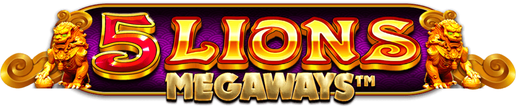 5 Lions megaways - slot - logo text