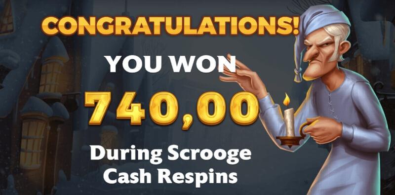 Winnings Scrooge Cash Respins 