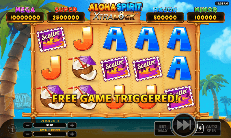 Aloha Spirit XtraLock - spelautomat