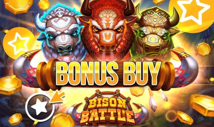 Bisonoxar - Bison Battle slot - text bonus buy