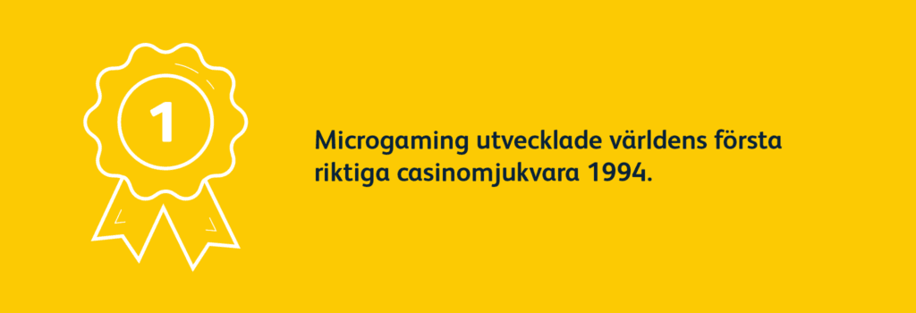 Microgaming utvecklade världens första casinomjukvara 1994