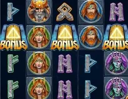 spelplan spelautomat symboler bonussymbol - Masters of Valhalla