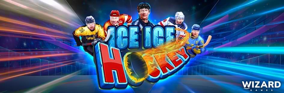 Hockeyspelare och domare - text Ice Ice Hockey Wizard Games - JVM hockey Guide CasinoGuide.se