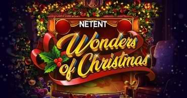 Juldekorationer med text Wonders of Christmas - NetEnt - recension