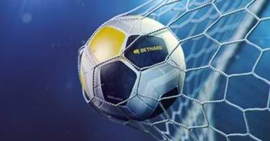 Fotboll i natet i mal med text Bethard - ny sportsbook artikel