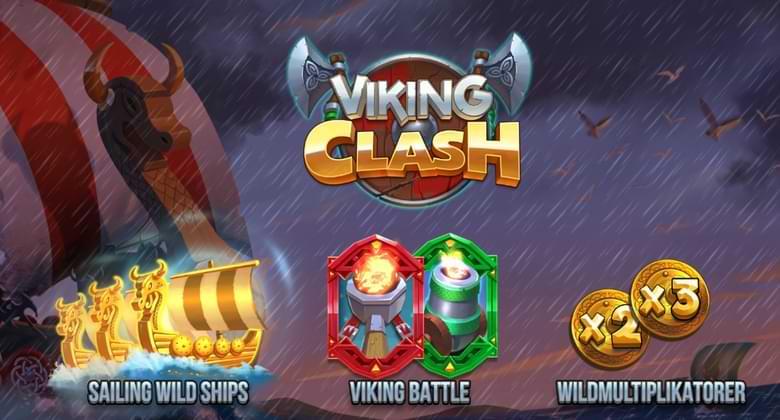 Viking Clash i text - Spelautomat - visar bonusspel i sloten - recension