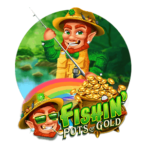 fiskedamm regnbage - Leprechaun fiskar - Sisin Pots of Gold spelautomat recension
