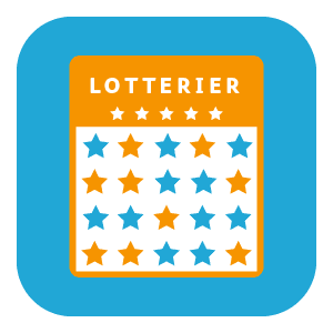 bla ikon med lapp med stjarnor - Lotterier online - spel - CasinoGuide.se