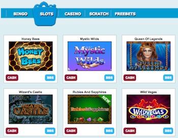 bild av den officiella Grimms casino hemsidan