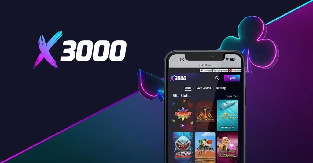treklover mobil spelautomater X3000 casino kampanj