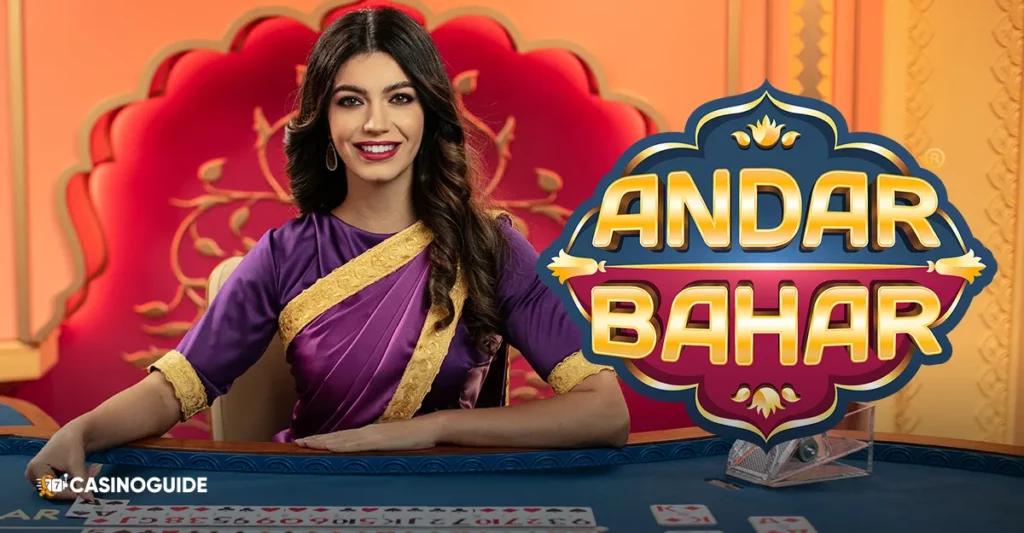 kvinnlig livedealer Andar Bahar live casino