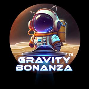 rymddrakt logga Gravity Bonanza slot