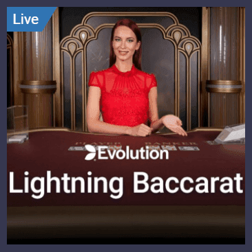 Maria - Lightning Baccarat live