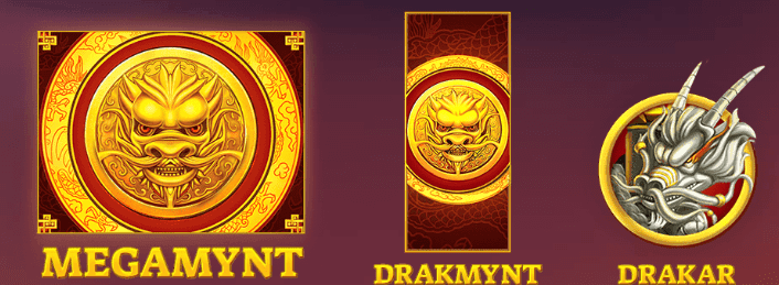 Slot Dragons Luck Megaways specialsymboler