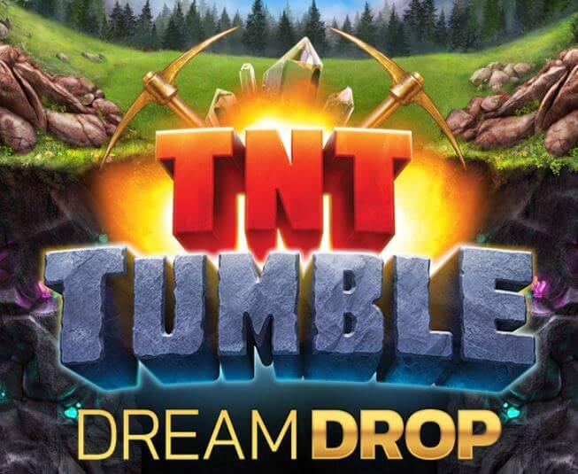 Gron ang, skog och gruva - text TNT Tumble Dream Drop