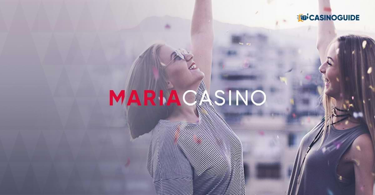 tjej med glasogon - armen upp i luften - Maria Casino - kampanjer och nyheter CasinoGuide.se