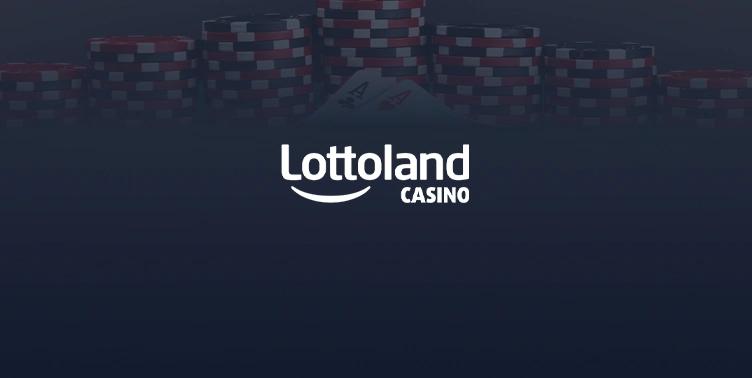 Svart bakgrund - pokermarker ess, Lottoland Casino