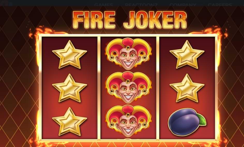 spelautomat symboler joker plommon stjarnor - Fire Joker